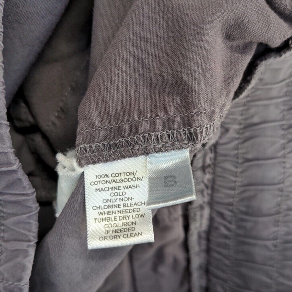 Lou & Grey Womens Chino Shorts Gray Size Small Cotton Slash Pockets - Picture 13 of 13